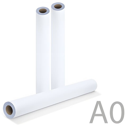 Рулон для плоттера Brauberg 80 г/м2, 841 мм х 175 м х втулка 76 мм 110457 , 